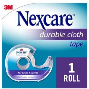 Nexcare Durable Cloth Tape 3/4 Inch X 6 Yards 3 Pack
